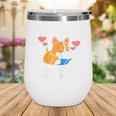 Just A Girl Who Loves Dogs And Books Reading Dog Puppy Lover Wine Tumbler Just A Girl Who Loves Dogs And Books Reading Dog Puppy Lover Wine Tumbler
