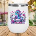 Just A Girl Who Loves Dragons And Books Cute Dragon Reading Premium Tri-Blend Wine Tumbler