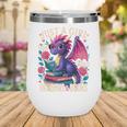 Just a Girl Who Loves Dragons And Books Dragon Wine Tumbler