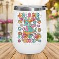 Just A Girl Who Loves Dragons And Books Reading Bookworm Wine Tumbler