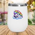 Just One More Chapter Bookish Book Unicorn Reading Book Wine Tumbler