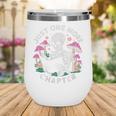 Just One More Chapter Mushrooms Gothic Skeleton Book Lover Premium Wine Tumbler