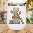 Kawaii Cat Coffee Books Teacher Men Women Girls Kids Wine Tumbler Kawaii Cat Coffee Books Teacher Men Women Girls Kids Wine Tumbler