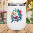 Kawaii Shark Reads Book Reading Library Book Bookworm Wine Tumbler Kawaii Shark Reads Book Reading Library Book Bookworm Wine Tumbler