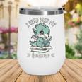 Kids I Read Past My Bedtime Cute Book Dragon Pajama Wine Tumbler