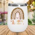 Leopard Teacher Wild About Reading Books Reader Librarian Wine Tumbler