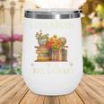 Librarian Of a Free Library Floral Book Lover Wine Tumbler