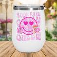 Library Book Fair Queen Vibe Groovy Tie Dye School Reading Wine Tumbler Library Book Fair Queen Vibe Groovy Tie Dye School Reading Wine Tumbler