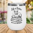 Life Is Better With Cats & Books Sphynx Cat Mom Women Wine Tumbler Life Is Better With Cats & Books Sphynx Cat Mom Women Wine Tumbler