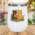Life Is Better With Cats And Books Cute Cat Lover Wine Tumbler Life Is Better With Cats And Books Cute Cat Lover Wine Tumbler