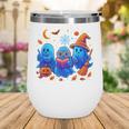 Little Ghost Coffee Tee Spooky Season Ghost Reading Book Wine Tumbler