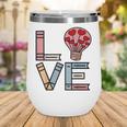 Love Books Reading Wine Tumbler