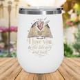 I Love You To The Library And Back Anatomical Heart Book Wine Tumbler