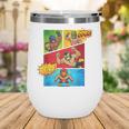 Lucha Libre Comic Book Mexican Wrestling Cartoon Wrestler Wine Tumbler