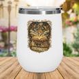 The Magic Of Books Vintage Style Reading Lover Cat & Tea Wine Tumbler The Magic Of Books Vintage Style Reading Lover Cat & Tea Wine Tumbler