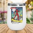 Marvel Comics Deadpool Vintage Book Art Wine Tumbler