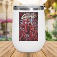 Marvel Spider-Man Eddie Brock Carnage Comic Book Cover Wine Tumbler Marvel Spider-Man Eddie Brock Carnage Comic Book Cover Wine Tumbler