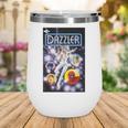 Marvel Universe Classic Dazzler Light Power Comic Book Cover Wine Tumbler
