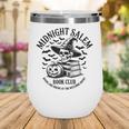 Midnight Salem Book Club Witchy Reads Wine Tumbler