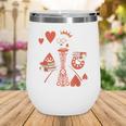 Modern Queen Of Hearts Book Lover Reading Novels Romantasy Wine Tumbler