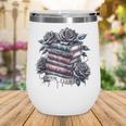 Morally Grey Book Club Floral Book Lover Graphic Wine Tumbler Morally Grey Book Club Floral Book Lover Graphic Wine Tumbler