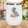 Night Owl Book Club Crescent Moon Late Night Reading Wine Tumbler