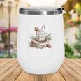 North Pole Book Club Hot Cocoa Served Daily Wine Tumbler