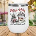 North Pole Book Club Book Lover Bookish Bookworm Christmas Wine Tumbler