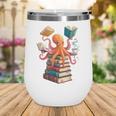 Octopus Book Reading Book Reader Ocean Octopus Wine Tumbler