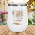 Owl Library Books Wisdom Reading Vintage Scholar Wine Tumbler