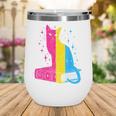 Pansexual Pride Celestial Cat Sitting Book LGBTQ Pan Colors Men Women Wine Tumbler Pansexual Pride Celestial Cat Sitting Book LGBTQ Pan Colors Men Women Wine Tumbler