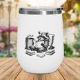Raccoon Reading A Book Vintage Trash Reader Wine Tumbler