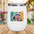 Raccoon Smutty Book Lover Spicy Romance Novels Women's Wine Tumbler
