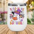 Read More Books Ghost Reading Book Teacher Halloween Wine Tumbler