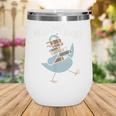 Read More Books Pigeon Book Lover Wine Tumbler
