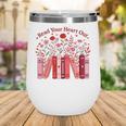 Read Your Heart Out Teacher Valentines Day Reading Book Wine Tumbler