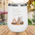 Read S'More Books Camping Outdoors Reading Campfire Smores Wine Tumbler Read S'More Books Camping Outdoors Reading Campfire Smores Wine Tumbler