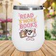 Read S'More Books Camping Outdoors Travel Campfire Smores Wine Tumbler