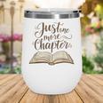 Reading Book Lover Club Librarian Just One More Chapter Wine Tumbler