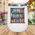 Reading And Bookcase Magic Book Premium Wine Tumbler