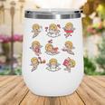 Reading Cupids Books Valentine's Day Teachers Book Lovers Wine Tumbler Reading Cupids Books Valentine's Day Teachers Book Lovers Wine Tumbler