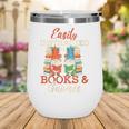 Reading Gnomes Cute Easily Distracted By Books And Gnomes Wine Tumbler