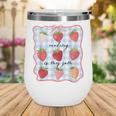 Reading Is My Jam Preppy Stawberry Bookworm Book Lover Nerd Wine Tumbler Reading Is My Jam Preppy Stawberry Bookworm Book Lover Nerd Wine Tumbler