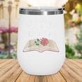 Reading Is Magical Book Lover Bookworm Librarian Library Day Wine Tumbler