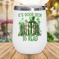 Retro Book Lucky Reading Teacher St Patrick's Day -Adults Small Cotton Blend Polyester Blend Short Sleeve Wine Tumbler Retro Book Lucky Reading Teacher St Patrick's Day -Adults Small Cotton Blend Polyester Blend Short Sleeve Wine Tumbler
