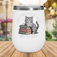 Retro I Just Want To Read Books And Pet Cats Wine Tumbler Retro I Just Want To Read Books And Pet Cats Wine Tumbler
