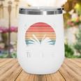 Retro I Put My Book Down To Be Here For Book Lover Wine Tumbler