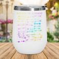 Return To Library Card Book Due Date Bookish Rainbow Reading Wine Tumbler