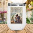 Robinson Crusoe Book Cover 1920 Wine Tumbler