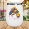 Rubber Duck Rubber Duckie Reading Book Rubber Duckling Wine Tumbler Rubber Duck Rubber Duckie Reading Book Rubber Duckling Wine Tumbler